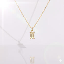 KÁRPÁTHY ékszer DIY Június kristály nyaklánc, aranyozott