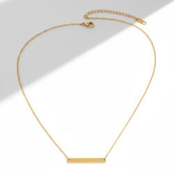 KÁRPÁTHY ékszer Gravírozható aranyozott nyaklánc