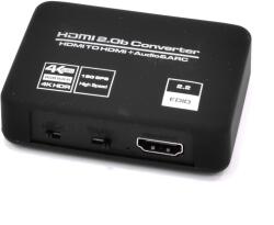 Thunder Germany ADC-102P, HDMI audio leválasztó, digitális-analóg adapter + ARC (műanyag ház) - thundergermany