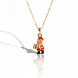 KÁRPÁTHY ékszer DIY Mikulás nyaklánc - aranyozott, zománcozott