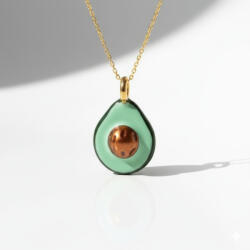 KÁRPÁTHY ékszer DIY Avokádó nyaklánc, aranyozott