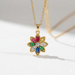 KÁRPÁTHY ékszer RAINBOW aranyozott nyaklánc