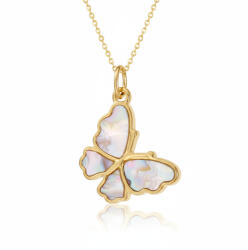 KÁRPÁTHY ékszer DIY Gyöngyfény pillangó nyaklánc - aranyozott