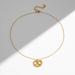 KÁRPÁTHY ékszer Perec alakú aranyozott nyaklánc