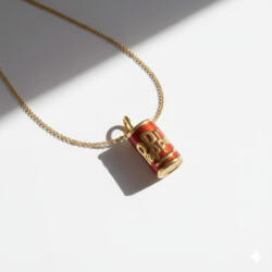 KÁRPÁTHY ékszer DIY Dr Pepper nyaklánc, aranyozott