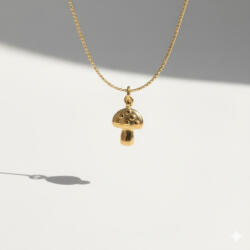 KÁRPÁTHY ékszer DIY Gomba nyaklánc - aranyozott