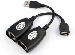 Thunder Germany EXT-U50, USB-A 1.1 hosszabbító, Ethernet (50m) - thundergermany