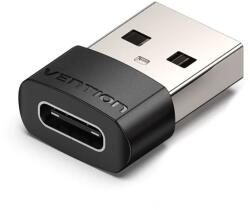 Vention Adaptor USB OTG Vention, USB 2.0 (T) la USB Type-C (M), rata transfer 480 Mbps, invelis PVC, negru, CDWB0 (timbru verde 0.03 lei) - 6922794755277 (CDWB0)