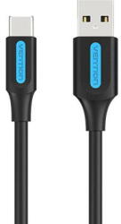 Vention Cablu alimentare si date Vention, USB 2.0 (T) la USB Type-C (T), 3m rata transfer 480 Mbps, invelis PVC, negru, COKBI (timbru verde 0.18 lei) - 6922794748675 (COKBI)
