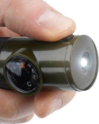 MIL-TEC Survival whistle 6 in 1 Olive (SP.22073)