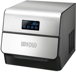 Unold 48955 jégkocka készítő Hordozható jégkocka készítő 150 W Fekete, Rozsdamentes acél (48955)