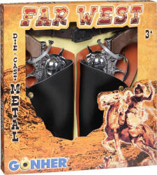 PULIO Cowboy set - 2 revolvers and a belt Gonher (155148/0)