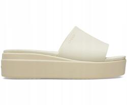 Crocs Brooklyn Slide flip-flop, Size 39, 5, w9, Bone (67634#0901997)