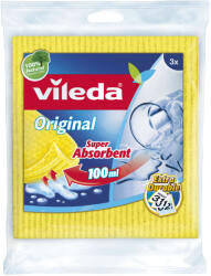 Vileda 142289 szivacs Téglalap alakú Cellulóz, Pamut, Rost Kék, Rózsaszín, Sárga 3 db (169743)