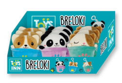 Stnux Keychain plush animal mug mix 9 pcs display (STN8936)