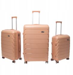 AGA Travel Utazási bőröndkészlet MR4675 Bézs (MR4675 - Cinnamon)