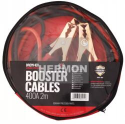 BREMHER Indítókábelek, 400A, 2m, 8mm2, réz békabilincs