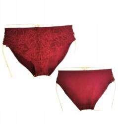 Coeur Joie Bugyi, pamut, Sophie, Size XXL, virágmintás csipke, bordó