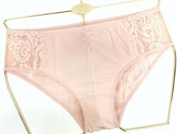 Lanny Mode Envelin Bugyi, csipkés, rózsaszín, Size XL