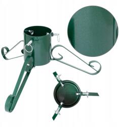  Karácsonyfatartó állvány, zöld, fém, 56cm, klasszikus stílus, beltéri használatra (207583)