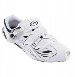 Northwave Országúti kerékpáros cipő Northwave Typhoon Evo Sbs Carbon, 42-es méret, fehér (80131004 50)