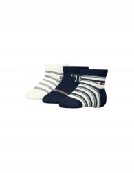 Tommy Hilfiger Csecsemő zokni szett Tommy Hilfiger 701236342 002 Th Baby Sock 3P Gi (701236342.002.19/22)