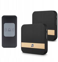 Spreest Vezeték Nélküli Kapucsengő, 2 db, vízálló, 52 dallam, 300m hatótáv (Dzwonek bezprzewodowy FB-1 1T2R)