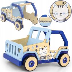 Milly Mally Fa járássegítő babakocsi toló szenzoros játék lovagló Explorer (5901761128260)