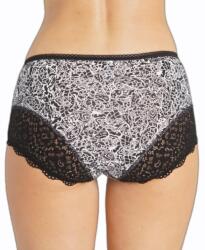 Lanny Mode Bugyi, pamut, L méret, fekete, csipke