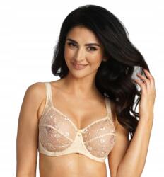 Lanny Mode Melltartó, bézs, 80D, merevítő nélküli, hímzett