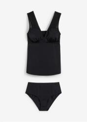 Bonprix Tankini Felső, fekete, Size 44