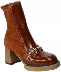 Simen 6508A Barna Bőr Csizma 40- Méret (6508A)