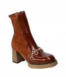 Simen 6508A Barna Bőr Csizma 39- Méret (6508A)