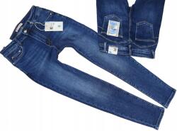 M. Sara Kényelmes Női Farmernadrág Blue Push-Up Molett Méret