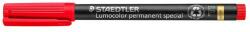 STAEDTLER Alkoholos marker, 0, 6 mm, STAEDTLER Lumocolor® special 319 F, piros