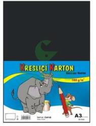 STEPA Rajzlap, A3, 180g, 50 lap, STEPA, fekete