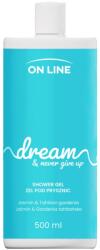 On Line Dream tusfürdő gél, jázmin és gardénia, 500 ml (KT-DUSON509E)