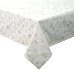 Eurofirany Karácsonyi asztalterítő jacquard anyagból karácsonyi motívumokkal Arany 135x180 cm (HS419775)