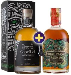 Don Papa Masskara 0, 7l 40% + Cannibal Backbone - Citrus & Rhum 0, 7l 40% GB szett