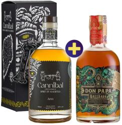 Don Papa Masskara 0, 7l 40% + Cannibal Arm Coco & Rhum 0, 7l 40% GB szett