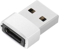  Type C (női) - USB A (férfi) adapter ezüst
