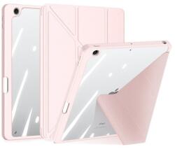 Dux Ducis Dux ducis magi origami tabletvédő álló, bőr hatású, aktív flip, oldalra nyíló, trifold, asztali tartó, ceruza tartó, rózsaszín, kompatibilis: Apple IPAD 10.2, 2021, / IPAD 10.2, 2020, / IPAD 10.2, 201