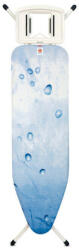 Brabantia vasalódeszka B 1003343, 124x38 cm, 7 állítható pozíció, nagy vasalóállvány, fehér/kék Vasalódeszka