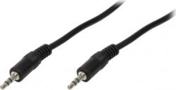 LogiLink CABLU audio LOGILINK stereo 3.5 mm jack T/T 1m negru and CA1049 and (ca1049)