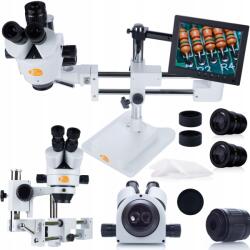  Trinokuláris sztereó mikroszkóp portálon Jupiter Pro MSJP-T-SDMS1 + 8" kijelző + kijelzőtartó