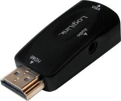  AV adapter LogLink HDMI - D-Sub (VGA) +Jack 3.5mm fekete (CV0107)