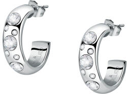 Morellato Acél karika fülbevaló kristályokkal Poetica SAUZ20
