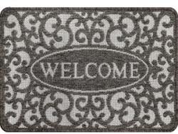 Delta Carpet Covor Dreptunghiular pentru Usa de Intrare, Gri, 50 x 80 cm, Antiderapant, Flex 19141/80 (X-19141-80-0508) Pres