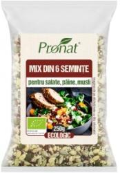 Pronat Foil Pack Mix din 6 Seminte BIO, 250 g, Pronat