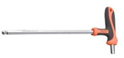 HARDEN Surubelnita HEX cu Maner T, Cap Sferic, Harden, 2.0 x 75, Otel Cr-V (ZH540701) Surubelnita
